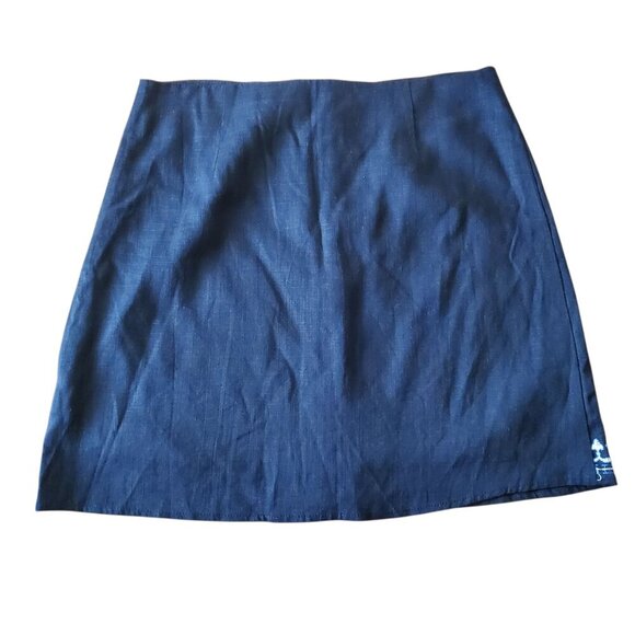 francesca's Beautiful BOHO Embroidered Linen Blend Skirt Size Med NWT - Picture 4 of 15